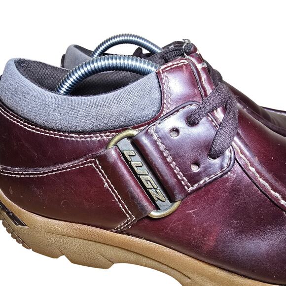 LUGZ Strutt Lo Boot Brown Leather Chunky Shoe Men's Sz 9.5 Retro Y2k Leather - Picture 3 of 7
